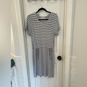 Michael Kors Striped Casual Dress